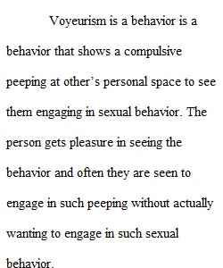 Human Sexuality_ Exercise Paraphilic Case Study